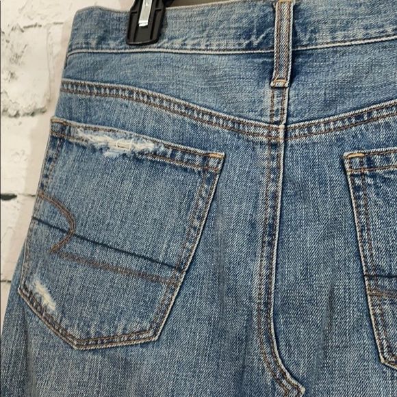 American Eagle distressed denim mini skirt - Picture 7 of 9